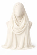 Chiffon Scarf - Cream White